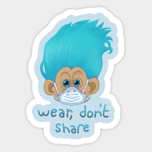 troll wisdom Sticker